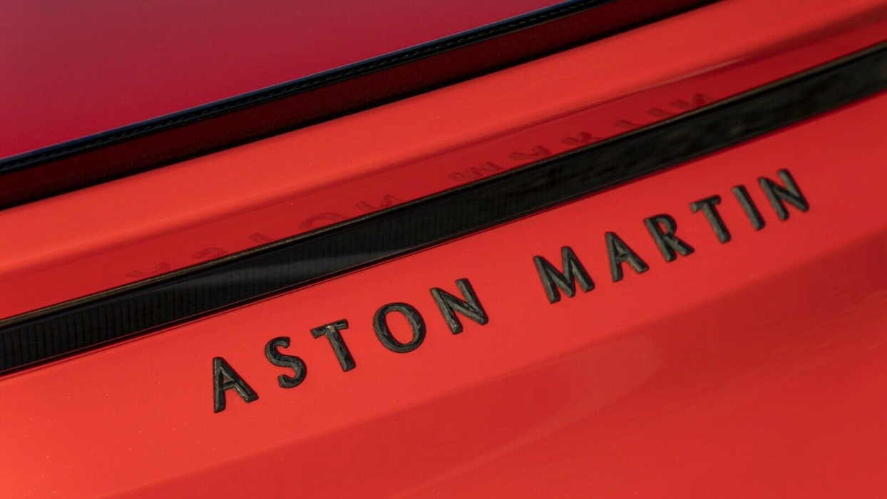 Aston Martin New Vantage Carbon Fiber Rear Badge