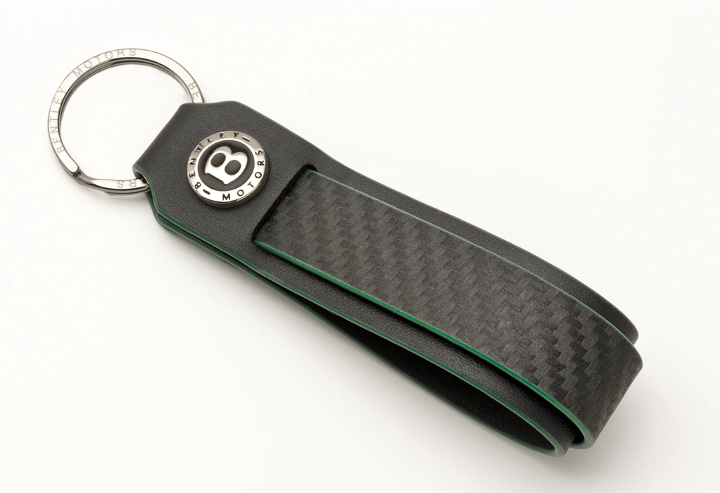 Bentley Carbon Fiber Loop Keyring