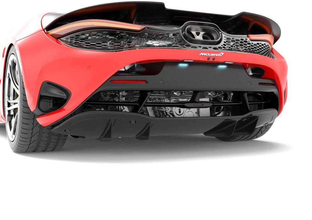 McLaren 750S Carbon Fiber Rear Diffuser