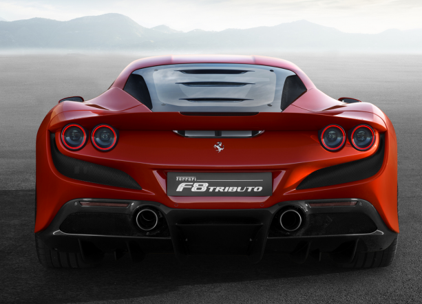 Ferrari F8 Carbon Fiber Rear Diffuser