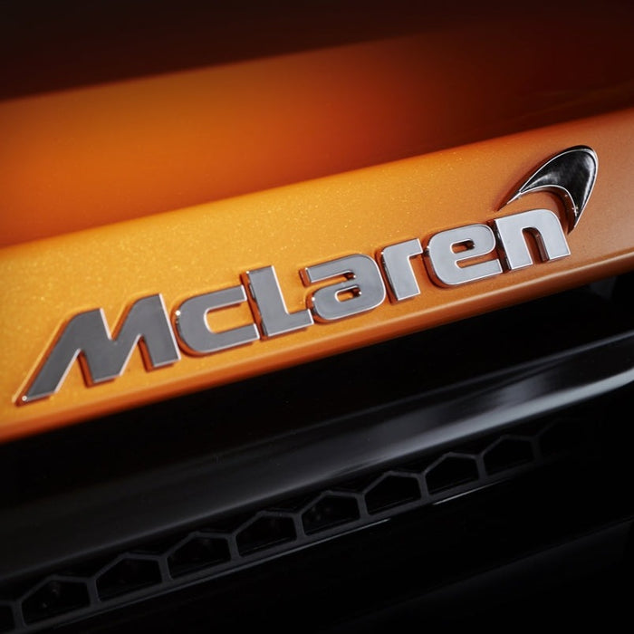 Rear McLaren Badge with Carbon Fiber
