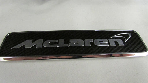 Mclaren Carbon Fiber Finish Front Emblem