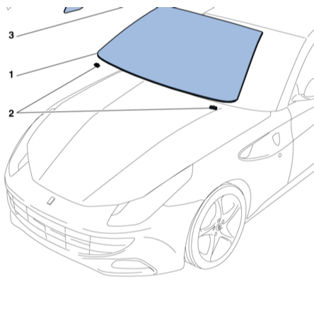 Ferrari FF Windshield For Genova Version