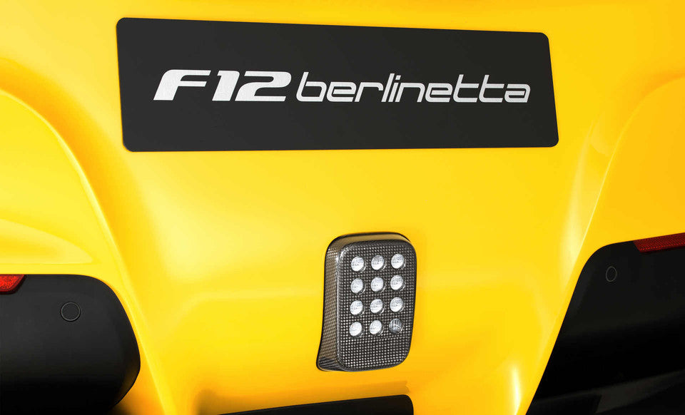 Ferrari F12 Carbon Fiber Rear Fog Light Bezel