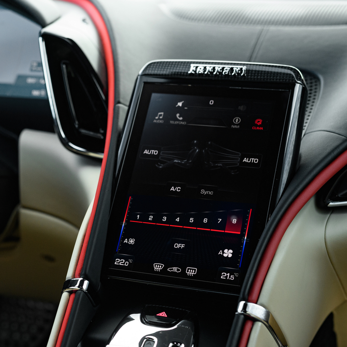 Ferrari Roma Carbon Fiber Dashboard Accents