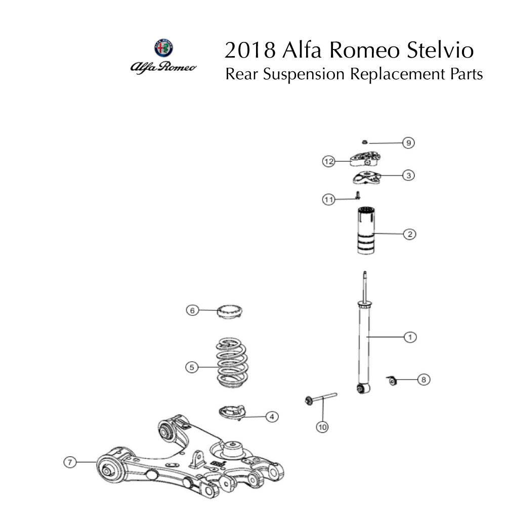 2018 Alfa Romeo Stelvio Rear Suspension