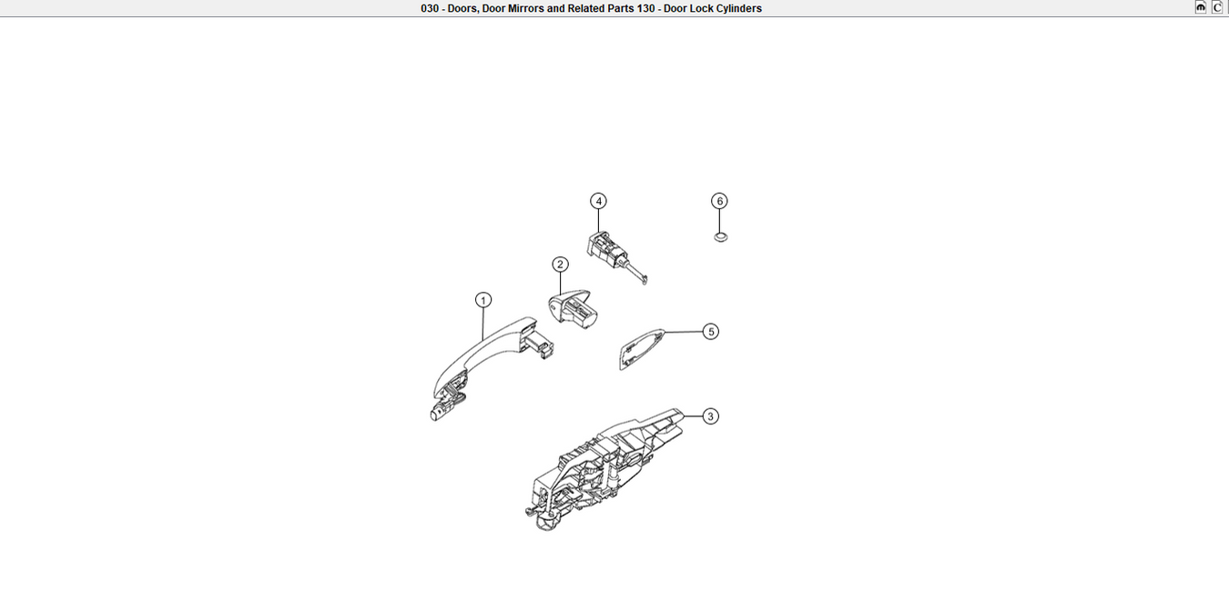 2018 Alfa Romeo Stelvio Door Lock Cylinders Replacement Parts