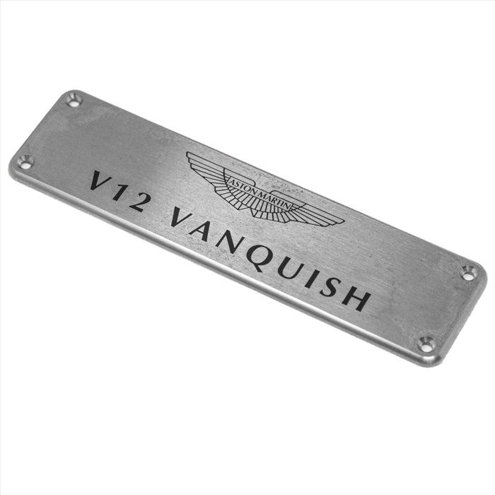 Aston Martin V12 Vanquish Silver Plate