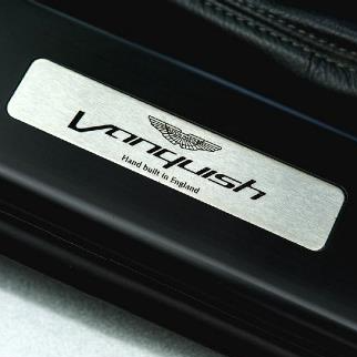 ASTON MARTIN SILL NAME PLATE DB9 PERSONALISED — Miller Motorcars