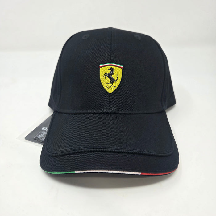 Ferrari Italian Flag Cap with Double Visor
