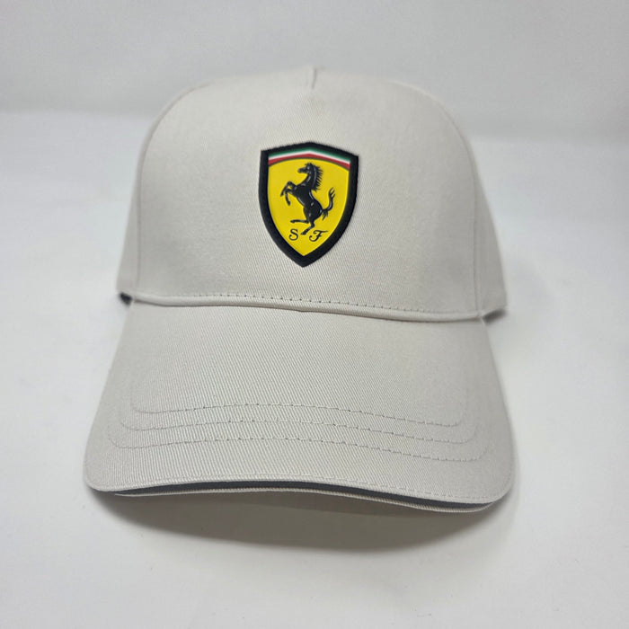 Ferrari White Adult Essentials Cap