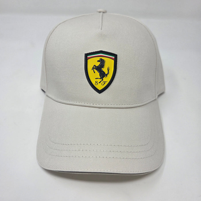 Ferrari White Adult Essentials Cap