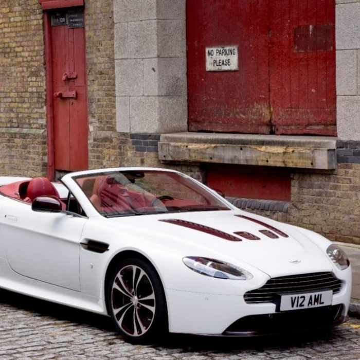 Aston Martin V12 Vantage Special Edition Red Carbon Fiber Front Splitter