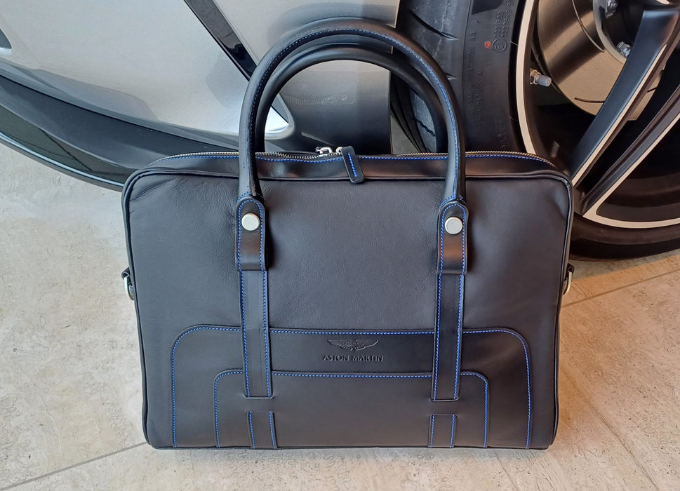 Aston Martin Vantage Leather Laptop Bag