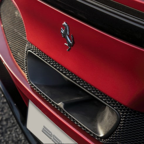 Ferrari 296 GTS/GTB Exterior Tailpipe tips with ceramic coating, black