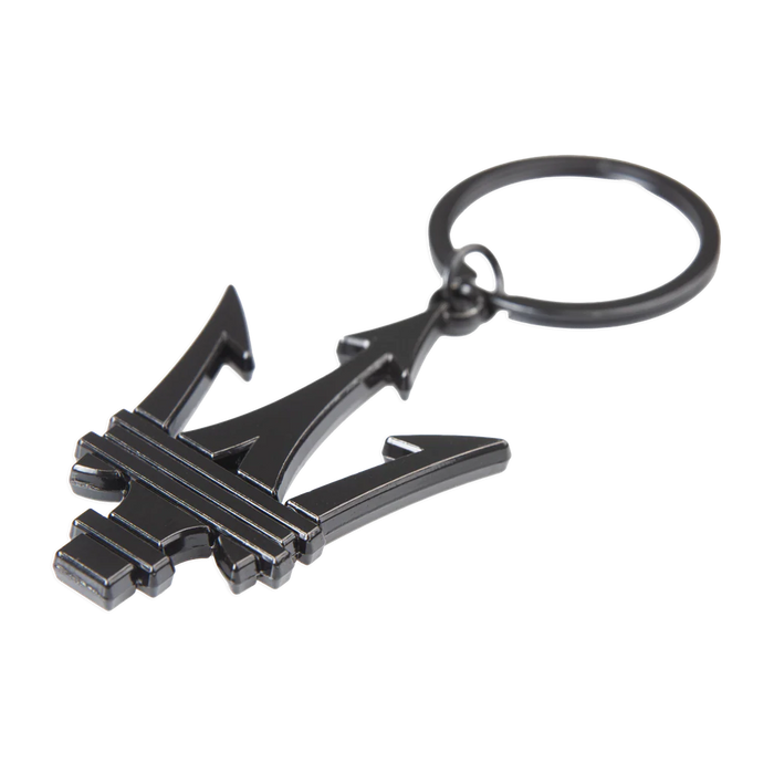 Maserati Diecast Trident Keychain Black