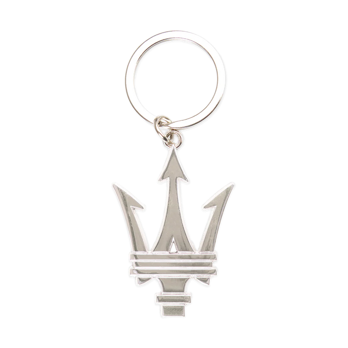 Maserati Diecast Trident Keychain Black