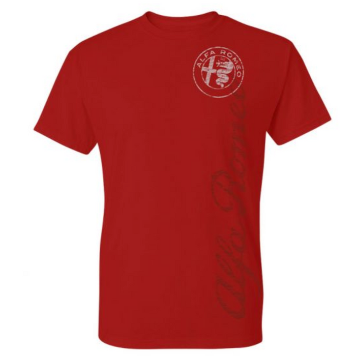 Alfa Romeo Men's Vertical Print T-Shirt