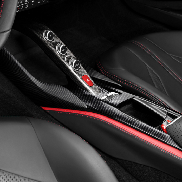 Ferrari 812 Superfast Carbon Fiber Center Tunnel Console