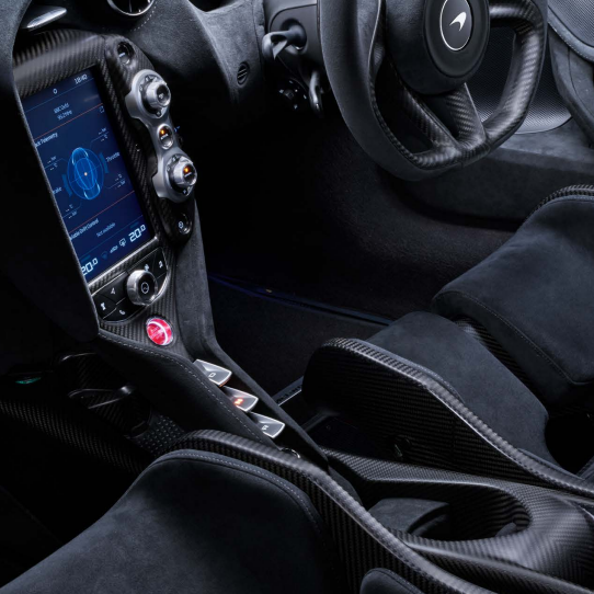 McLaren 765LT Carbon Fiber Center Console