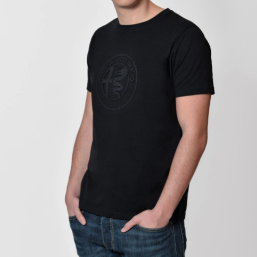 Alfa Romeo Serpentine Logo Shirt Black