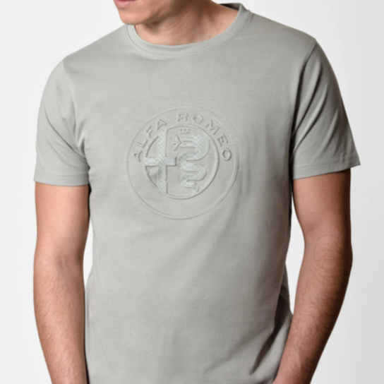 Alfa Romeo Serpentine Logo Shirt Gray