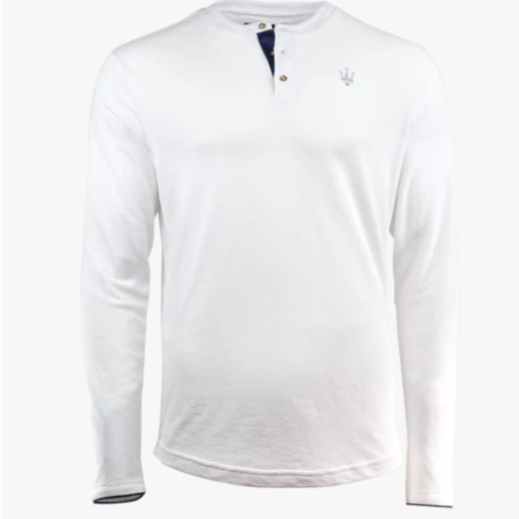 Maserati Men's Long Sleeve Henley