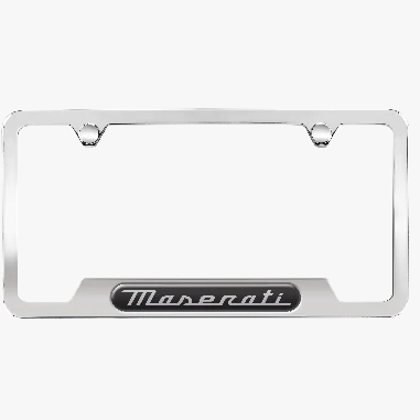 Maserati License Plate Frame — Miller Motorcars Boutique