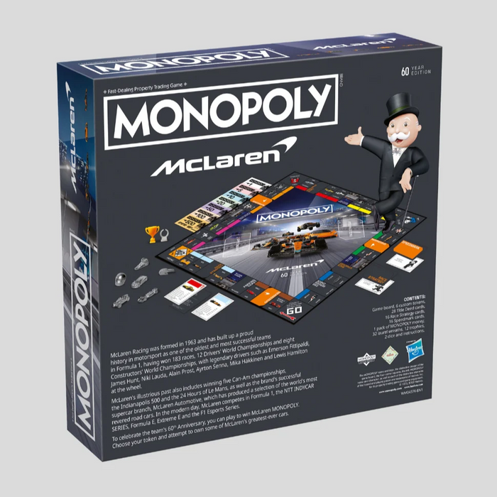 McLaren 60th Anniversary Limited Edition Monopoly