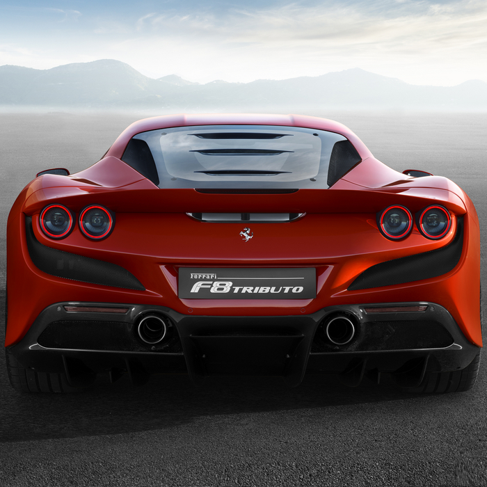 Ferrari F8 Carbon Fiber Rear Diffuser