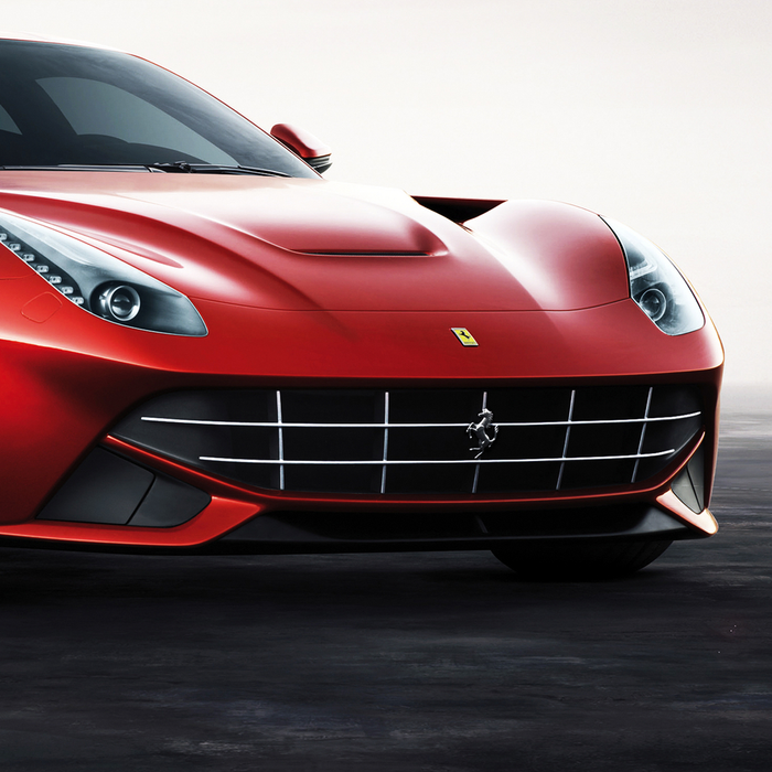 Ferrari F12 Front Grill with Chrome Accents