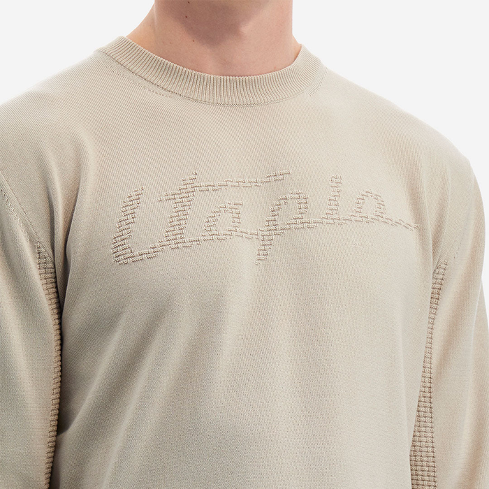 Pagani x Utopia Crew Neck Sweater Cotton Yarn