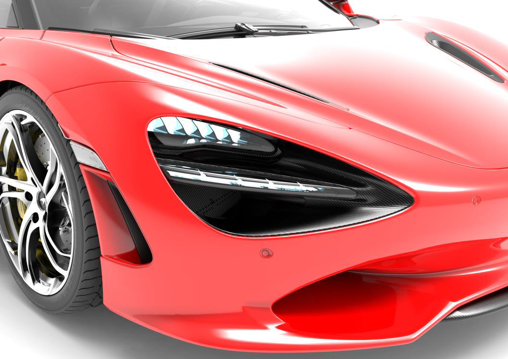 McLaren 750S Carbon Fiber Headlight Surrounds & LTR Ducts