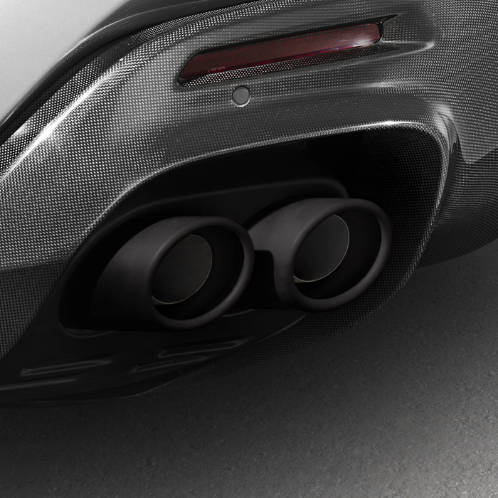 Ferrari Purosangue Tailpipe Tips With Ceramic Coating