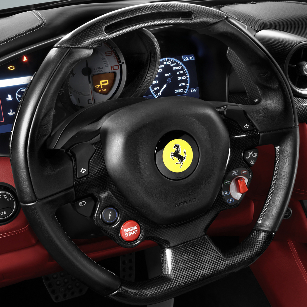 Ferrari FF Carbon Fiber Steering Wheel — Miller Motorcars Boutique