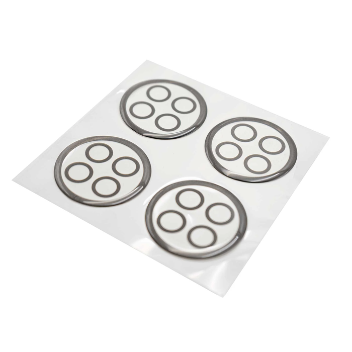 Pagani 4 Exhaust Stickers Set — Miller Motorcars Boutique