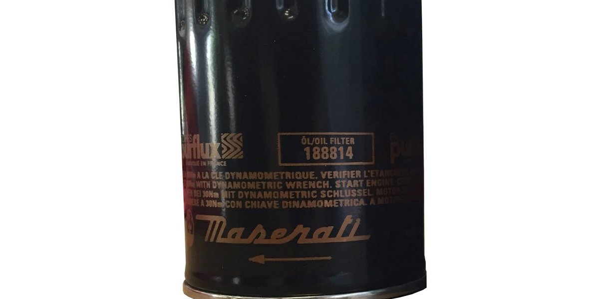 Maserati Oil Filter — Miller Motorcars Boutique