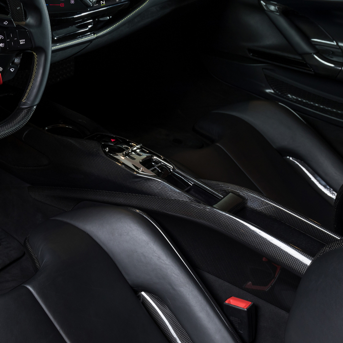 Ferrari SF90 Carbon Fiber Center Tunnel Console