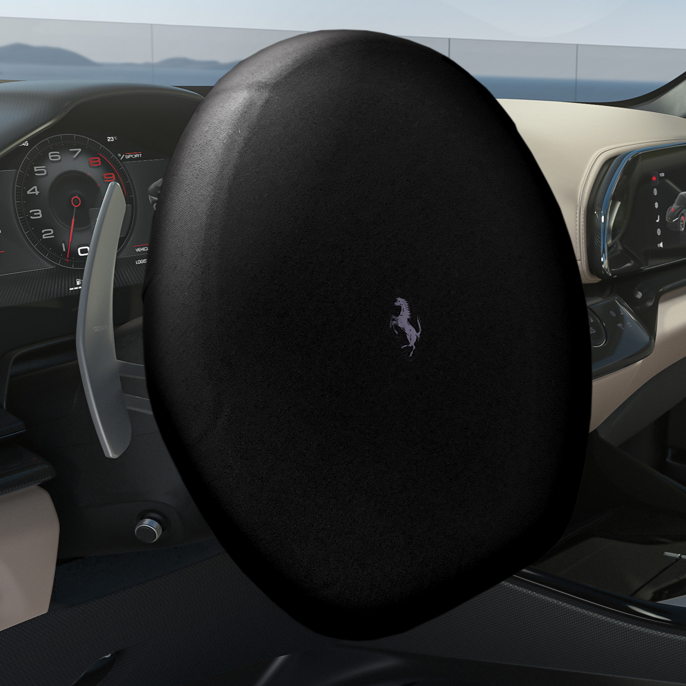 Ferrari Purosangue Steering Wheel Dust Cover — Miller Motorcars Boutique