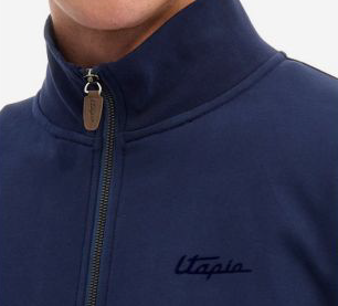 Pagani x Utopia Full Zip Sweatshirt Diagonal Terry