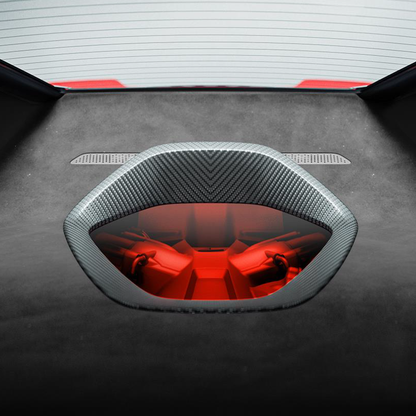 Engine Deck Window McLaren 750S Engine Bay Window — Miller Motorcars Boutique