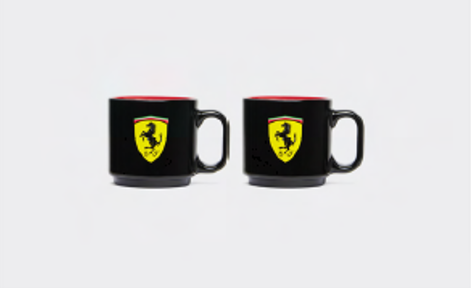 Ferrari Essential Set of 2 Mini Mugs