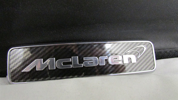 Mclaren Carbon Fiber Finish Front Emblem
