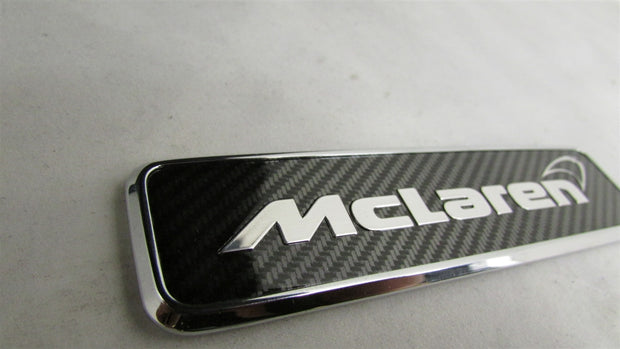 Mclaren Carbon Fiber Finish Front Emblem