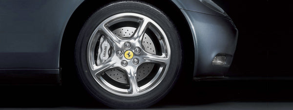 Ferrari 612 Scaglietti 19" Wheels, 612 Composite Five-Spoke Wheels, Silver, Sterling, & Ball Polished