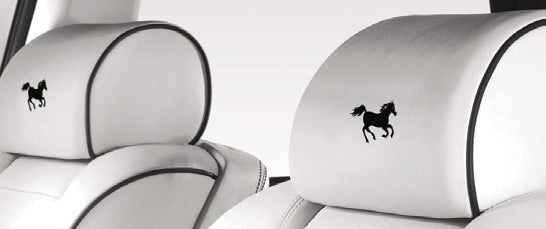 Rolls-Royce Phantom Bespoke Logo Leather Headrest (2 Headrests)