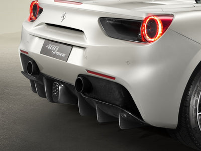 Ferrari Genuine Carbon Fiber Rear Diffuser