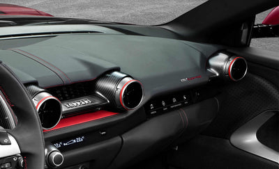Ferrari 812 Superfast Carbon Fiber Dashboard Accents