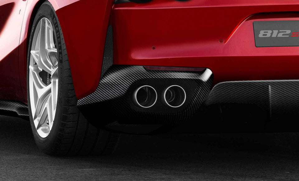 Ferrari 812 Superfast Carbon Fiber Rear Diffuser