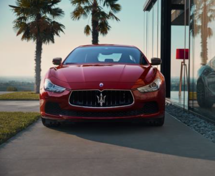 Maserati Ghibli Carbon Front Grille - No Parking Sensors